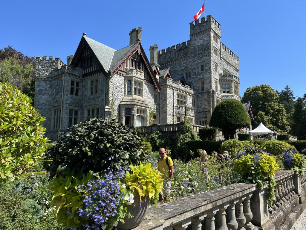 Hatley Castle historic mansion at Royal Roads University near Victoria BC